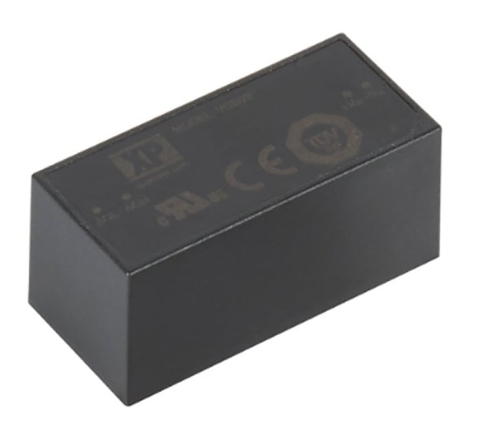VCE03US09 The XP Power VCE03US09 is an AC-DC converter providing a 9V dc output at 3W. It features an input voltage range of 85-305V ac and a PCB mount, encapsulated package.