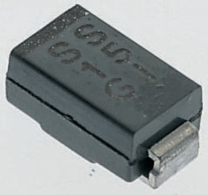BYG10G The Vishay BYG10G-E3/TR is a 400V, 1.5A switching diode in a DO-214AC surface mount package. It offers a maximum forward voltage of 1.15V.