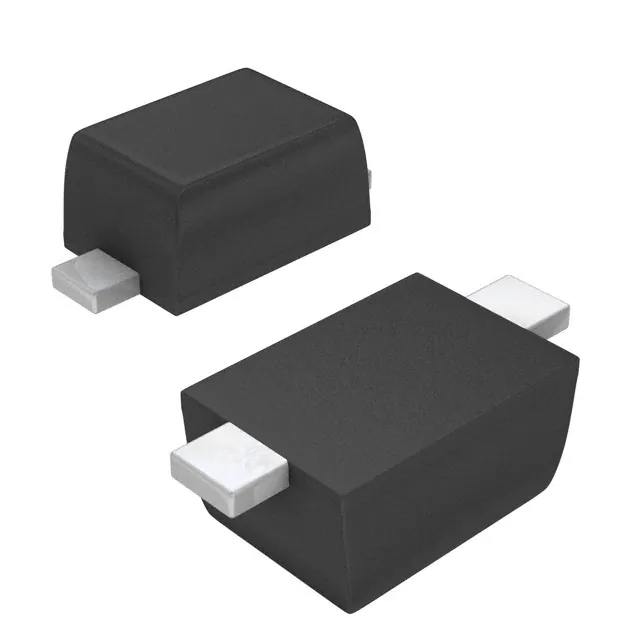 SDM20U40Q-7 The Diodes Incorporated SDM20U40Q-7 is a Schottky Barrier Diode with a 40V reverse voltage rating and 250mA forward current. It is housed in a compact SOD-523 surface mount package.
