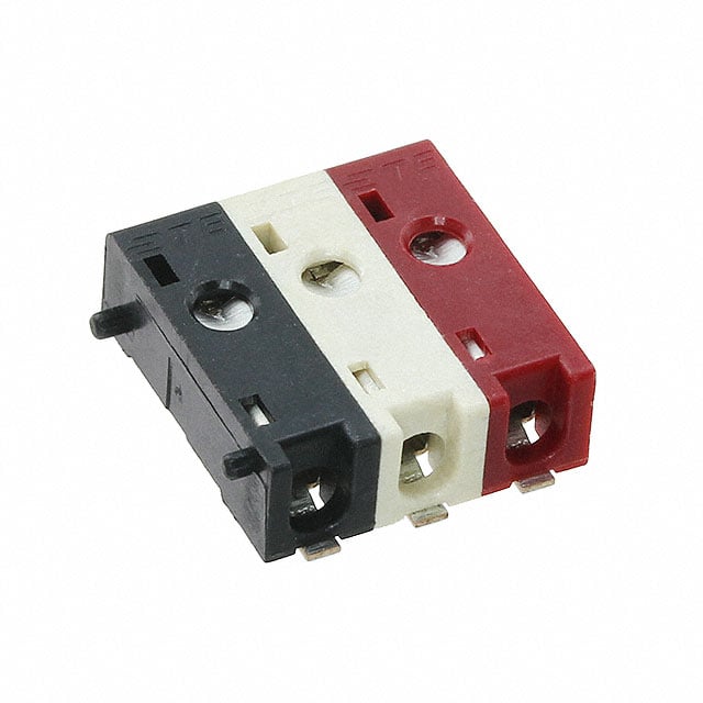 2834006-3 TE Connectivity 2834006-3 is a 3-position, 4.00mm pitch, surface mount right angle poke-in wire receptacle for board-to-wire connections. Rated for 6A (18 AWG) or 5A (20/22 AWG) and 400VAC.