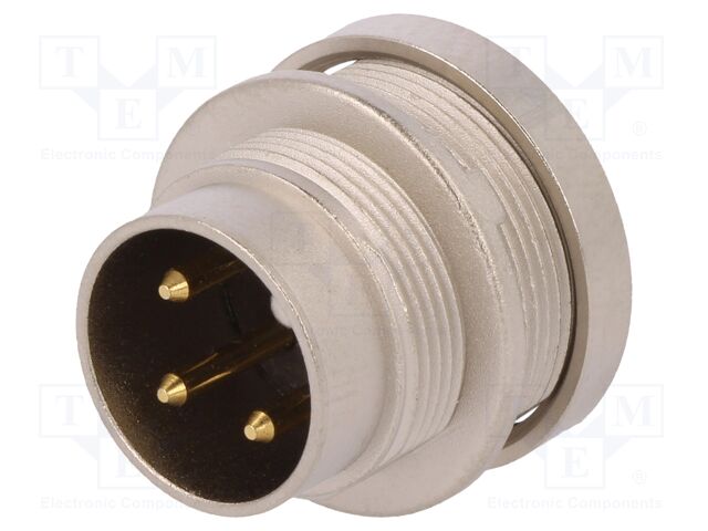 SFV30 The Lumberg Automation SFV30 is an M16 connector with a male socket and 3 pins. It is rated for 5A and 250V.