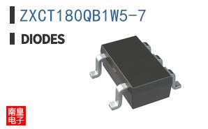 ZXCT180QB1W5-7 The ZXCT180QB1W5-7 is a surface-mount current regulation management IC from Diodes Incorporated. It operates from 2.7V to 5.5V with a typical supply current of 8mA.