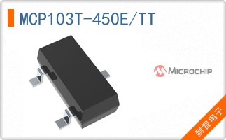 MCP103T-450E/TT The Microchip Technology MCP103T-450E/TT is a voltage supervisor IC. It monitors a single voltage level of 4.38V and provides an active-low reset.