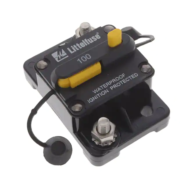 0185100.X The Littelfuse Inc. 0185100.X is a 100A circuit breaker. It features RoHS3 compliance and MSL 1 rating.