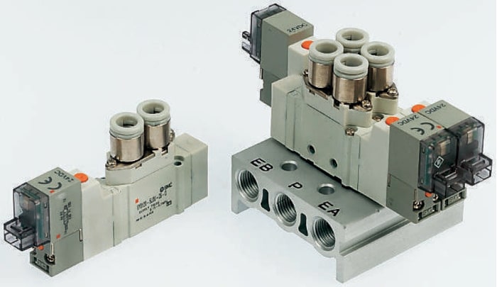 SY3220-5LOU-M5 The SMC SY3220-5LOU-M5 is a pneumatic solenoid valve from the SY3000 series. It features a die cast zinc body and metric connection.