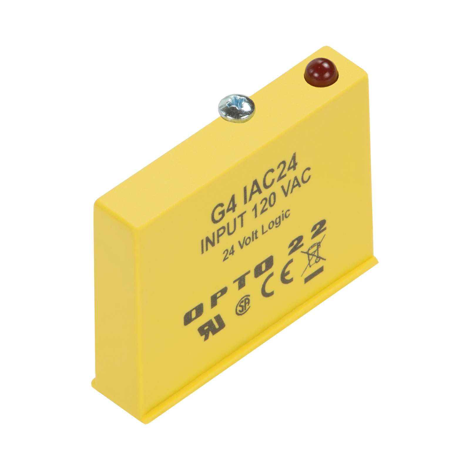 G4IAC24 The Opto 22 G4IAC24 is a digital AC input module designed to detect AC or DC voltage levels. It offers 4000 volts of optical isolation and operates within a 90-140 VAC/VDC input range.