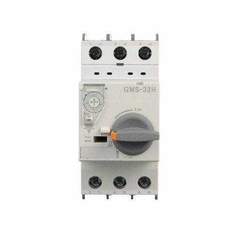 GMS-32S-8A The Carlo Gavazzi GMS-32S-8A is a manual motor starter with a 32A frame size and an 8A operational current rating. It offers 600VAC voltage and Class 10 overload protection.