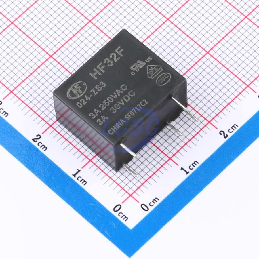 HF32F/024-ZS3 The Hongfa HF32F/024-ZS3 is a power relay designed for reliable switching applications. It meets RoHS3 compliance standards.