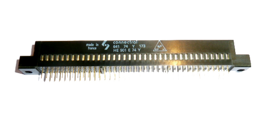HE901E86Y The CONNECTRAL HE901E86Y is a female connector featuring 74 positions. It is RoHS3 Compliant and has an MSL rating of 1.