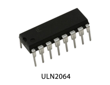 ULN2064B The Allegro Microsystems ULN2064B is a Hi-Voltage Hi-Current Darlington Switch. It features up to 1.5A output current per Darlington and a minimum breakdown voltage of 50V.