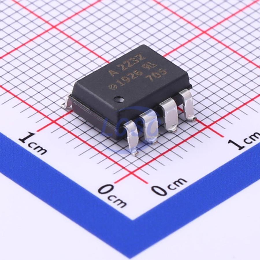 HCPL-2232-500E The Broadcom Limited HCPL-2232-500E is a logic output optoisolator featuring 3.75kVrms isolation and a 5MBd data rate. It is designed for surface mount applications.