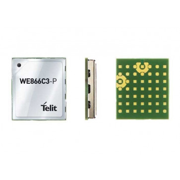 WE866C3-P The Telit WE866C3-P is a WiFi and Bluetooth module designed for wireless communication applications. It features RoHS3 compliance and an MSL 1 rating.