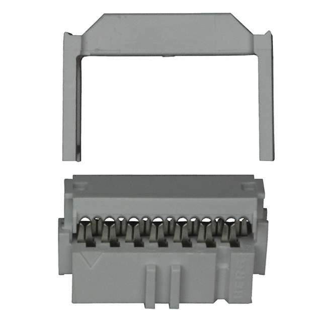 71918-114 Amphenol ICC 71918-114 is a 14 position, 2 row, 2.54mm pitch shrouded header with male pins and through hole solder termination.