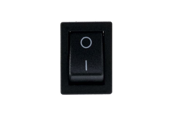 H8550VBACA The RS Components H8550VBACA is a miniature rocker switch from the 8550 Range. It features an ON-OFF double contact configuration with a curved, non-lit black actuator.