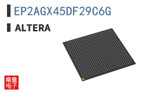 EP2AGX45DF29C6G The Altera EP2AGX45DF29C6G is a Field Programmable Gate Array (FPGA) with 364 I/O pins and a core voltage range of 0.87V to 0.93V. It operates within a temperature range of 0°C to 85°C.