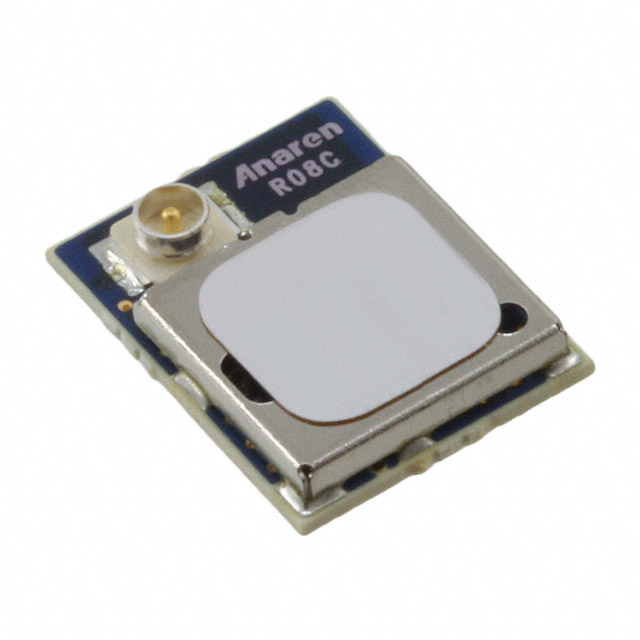 A1101R08C00GM The Anaren Microwave A1101R08C00GM is an RF Transceiver Module operating at 868MHz. It features a surface mountable 24-BLGA package.