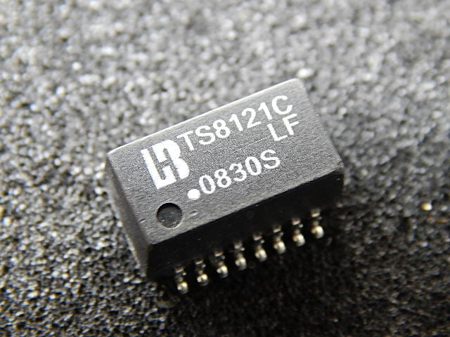 TS8121CLF The TS8121CLF is a Base-T Ethernet Isolation Transformer. It is RoHS3 Compliant and has an MSL rating of 1.
