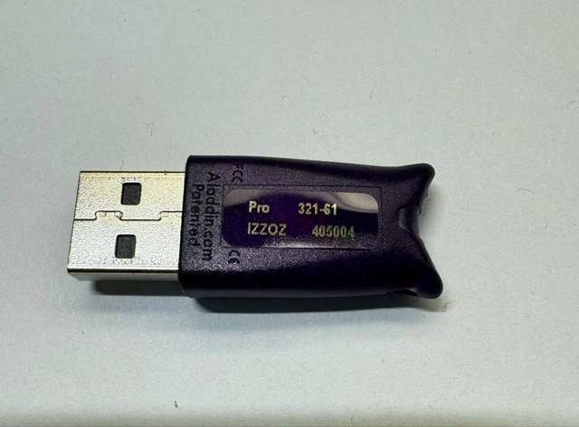 HASP HL Pro The Aladdin HASP HL Pro is a USB security key designed for software protection and licensing. It offers RoHS3 compliance and MSL 1 rating.