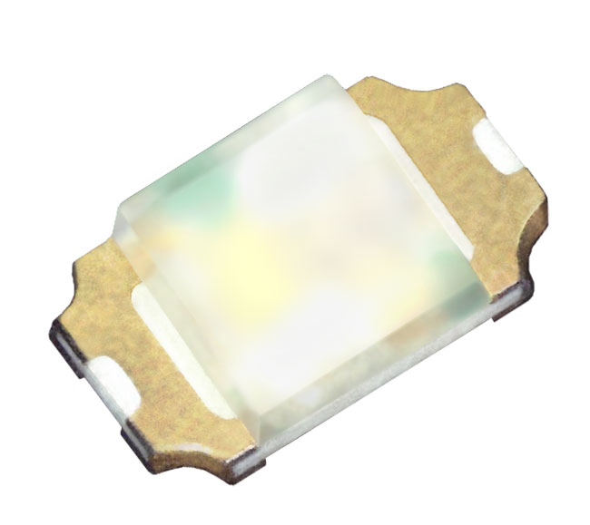 SML-P13PTT86R The ROHM Semiconductor SML-P13PTT86R is a green, clear lens, surface mount LED. It operates at a typical forward voltage of 2.1V and a typical forward current of 20mA.