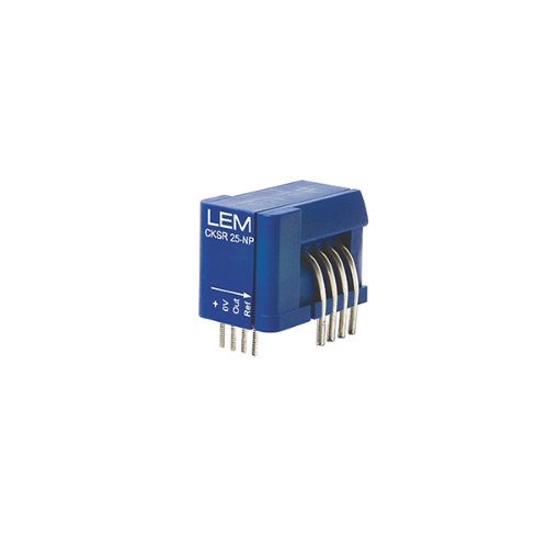 CKSR 25-NP The LEM CKSR 25-NP is a fluxgate current sensor designed for AC/DC measurements up to 25A. It operates from a single 5V supply and offers high accuracy.