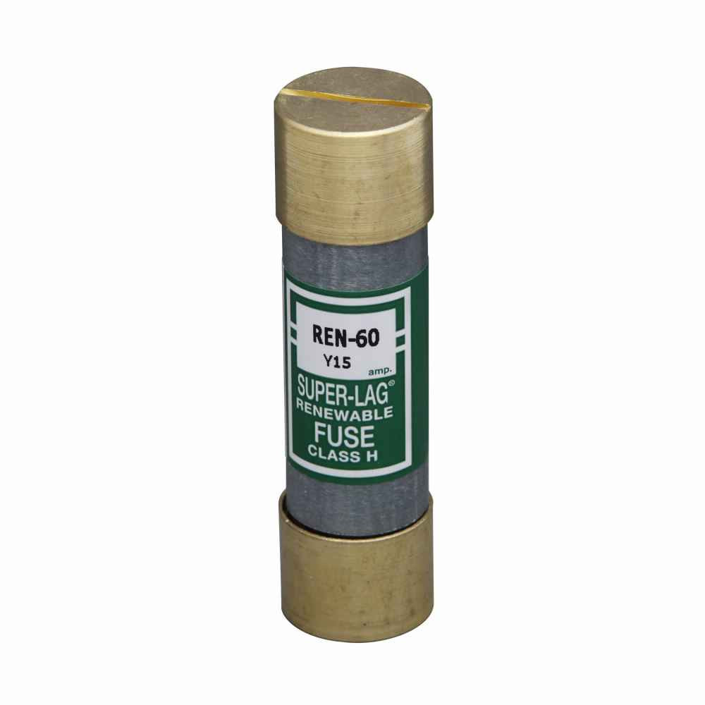 REN-50 Eaton Bussmann REN-50 renewable super lag fuse with 50A current rating and 250V voltage rating. RoHS3 compliant.