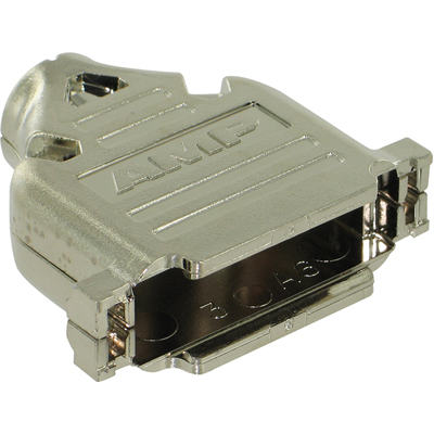 5745833-9 TE Connectivity 5745833-9 is a two-piece D-Sub backshell with 25 positions, shielded construction, and 180° cable exit. It features nickel over copper plating and thermoplastic material.