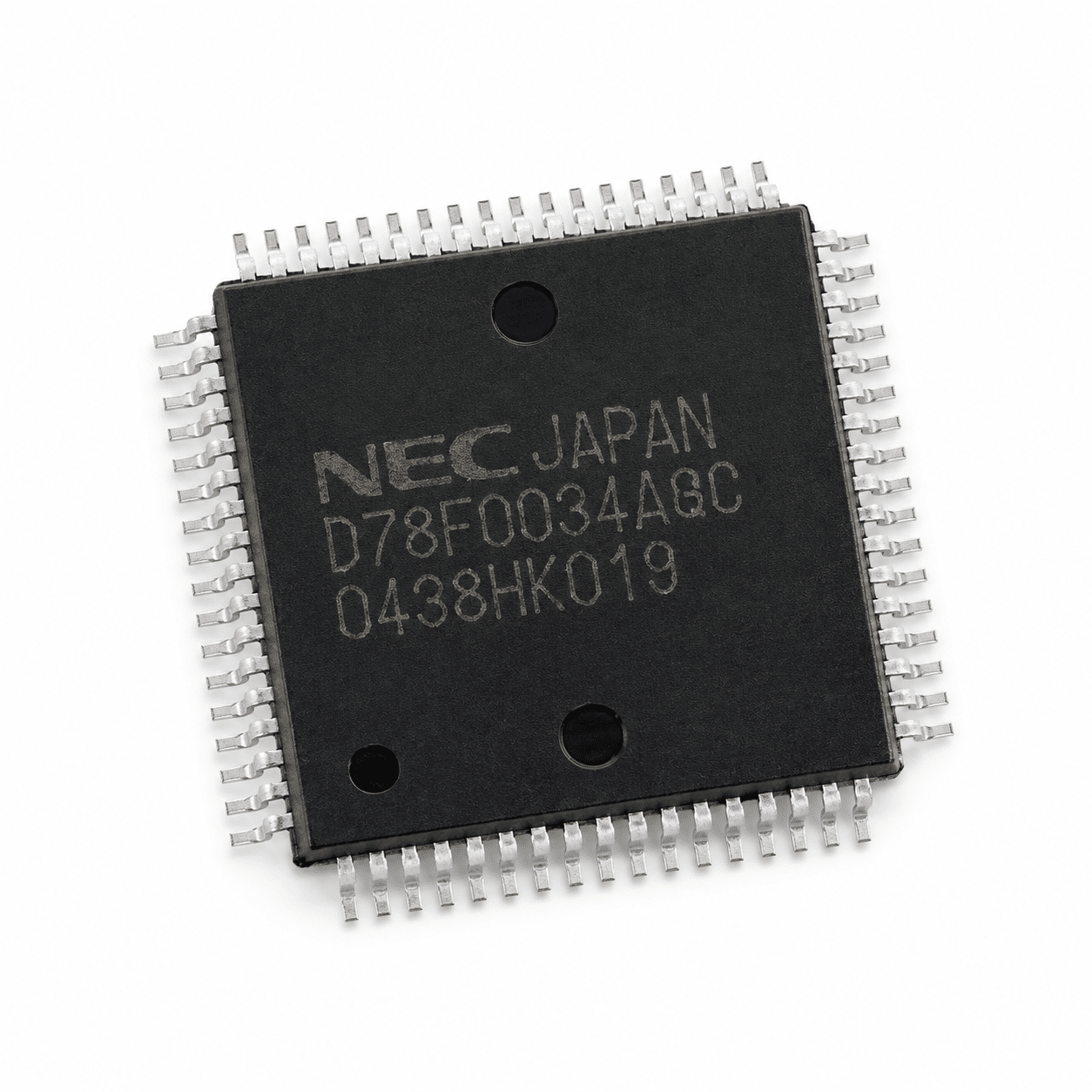 UPD78F0034AGC The Renesas UPD78F0034AGC-AB8 is an 8-bit industrial-grade flash microcontroller featuring a 78K0 core. It offers 32KB of flash memory and an 8-channel A/D converter, suitable for home appliances and industrial automation.
