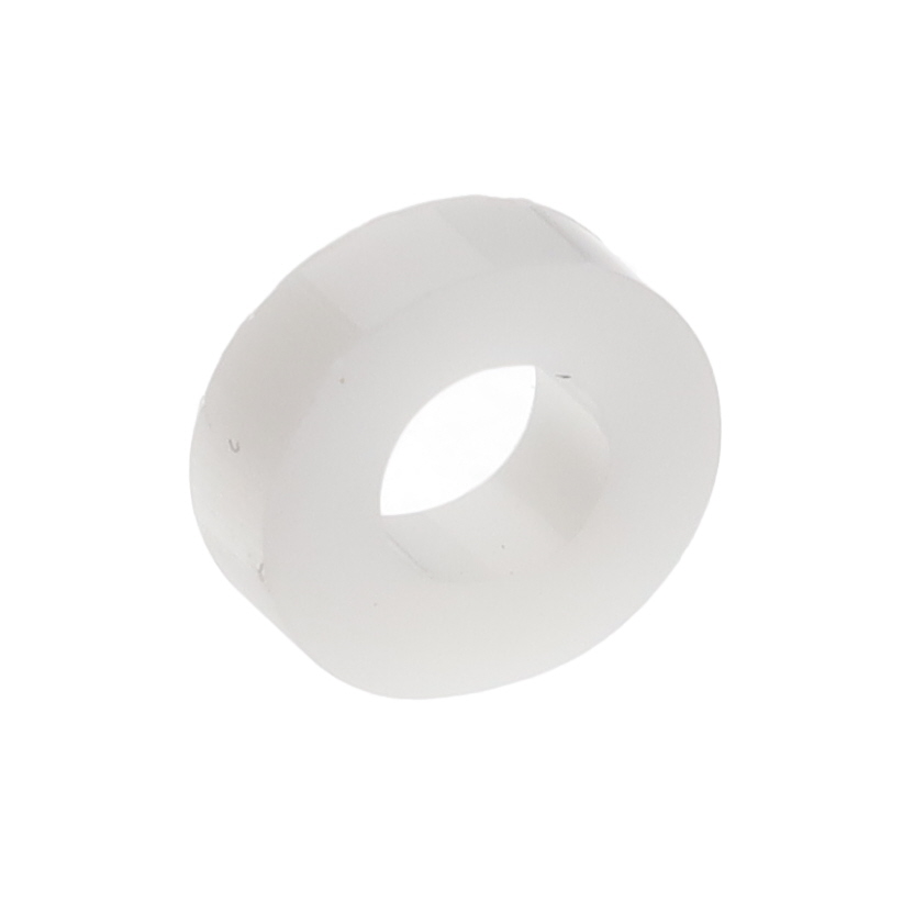 9911-2MM Round spacer, female-female, made of nylon, for #4 screw, 2.00mm length and 3.18mm outer diameter.