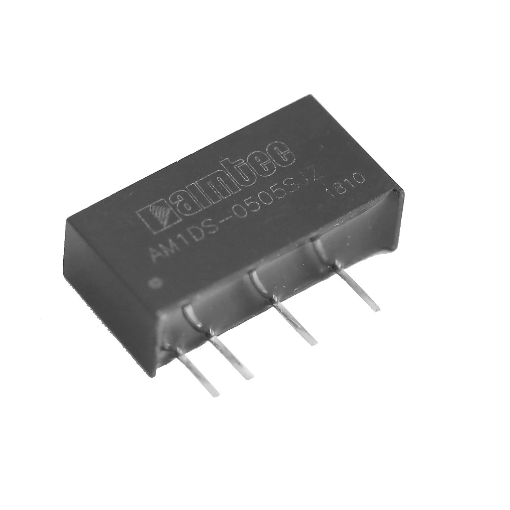 AM1DS-2415SH30JZ The AM1DS-2415SH30JZ is a 1W isolated DC/DC converter from Aimtec. It features a 21.6V input, 67mA output, and 81% efficiency in a through-hole 7-SIP package.
