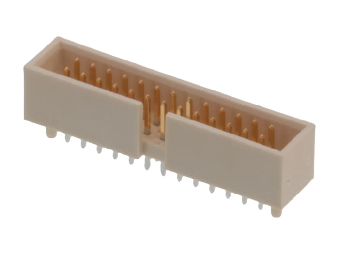 87834-2611 This Molex 87834 Series PCB header features 26 contacts with a 2.54mm pitch and vertical through-hole mounting. It is designed for wire-to-board applications.