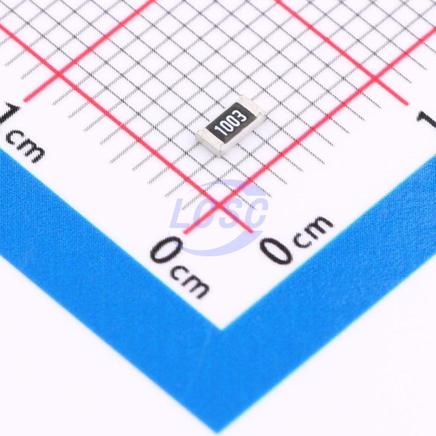 WR12X1003FTL The Walsin Technology WR12X1003FTL is a surface mount chip resistor with 100 k Ohm resistance and ±1% tolerance.