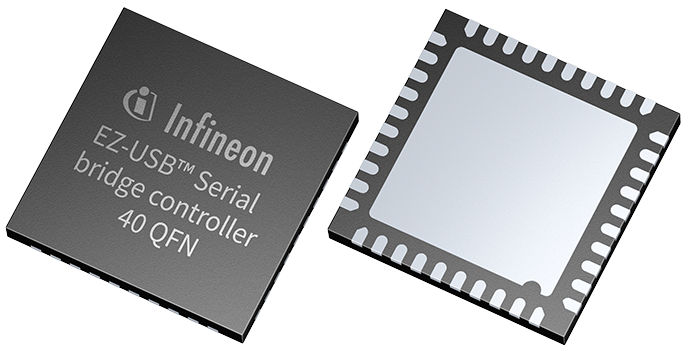 CY7C65219-40LQXIT The Infineon CY7C65219-40LQXIT is an EZ-USB™ serial bridge controller. It offers RoHS3 compliance and an MSL 1 rating.