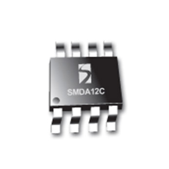 SMDA12C The Semtech SMDA12C is a bidirectional TVS array protection device designed for 12V applications. It offers 300W of peak pulse power dissipation.