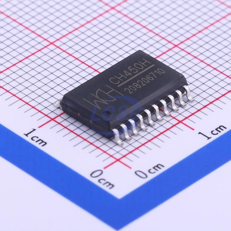 CH450H The WCH CH450H is a display driver component. It is RoHS3 Compliant and has an MSL of 1 Unlimited.