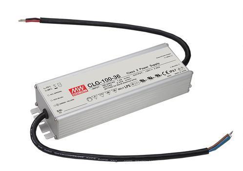 CLG-100-48 LED driver with constant current and constant voltage output. 90VAC input, 36-48V output at 2A, 96W.