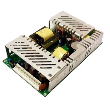 1010729 The Integrated Power Designs 1010729 is an open frame DC/DC converter with 116W power output. It features dual outputs of 3.3V and 5V, designed for chassis mounting.