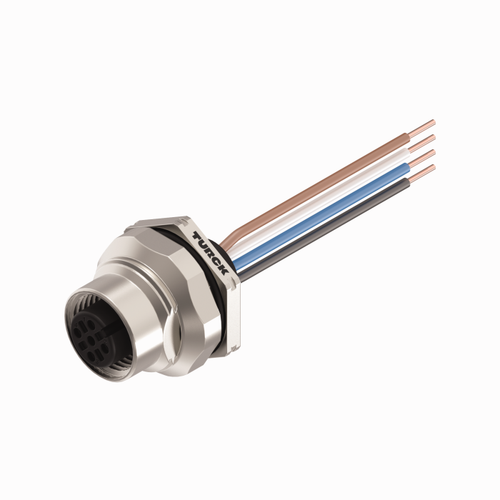 FKFD 4.4-0.5 The TURCK FKFD 4.4-0.5 is an M12 female receptacle designed for actuator and sensor connections. It features a PG9 mounting thread and offers a 4-pin configuration.