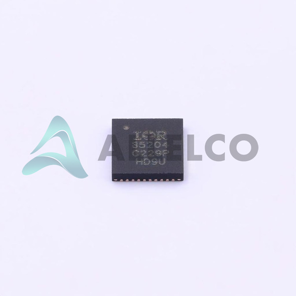 IR35204MTRPBF The Infineon IR35204MTRPBF is a 3+1 dual output digital multi-phase PWM controller. It operates with a 3.3V supply and supports a wide temperature range.