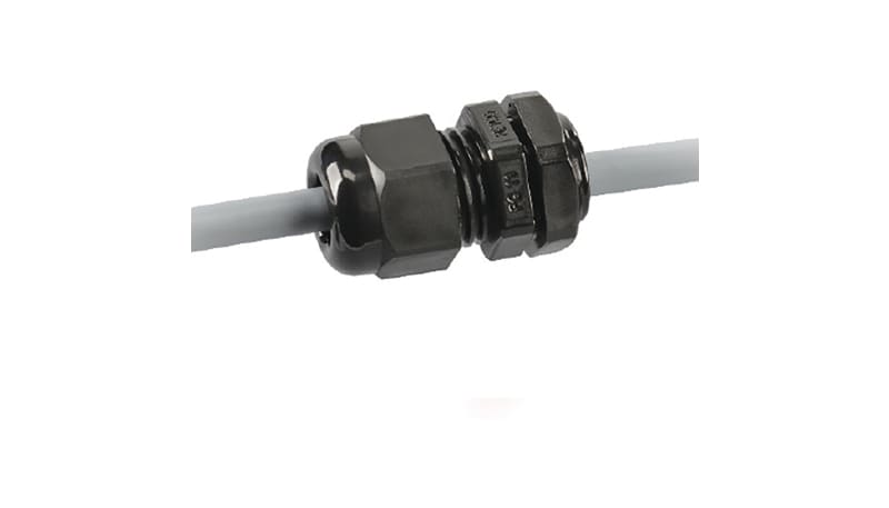 3213 The Heyco 3213 is a PG11 liquid-tight cable grip rated IP68. It accommodates cables from 5.84 to 10.03 mm in diameter and includes a locknut.