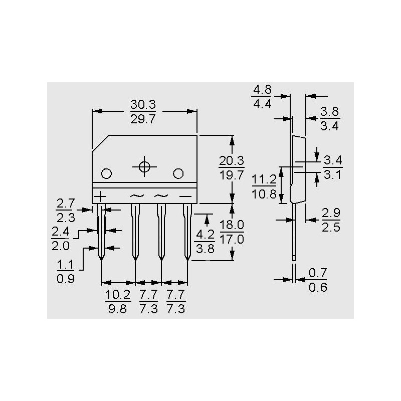 TS15P05G C2 The TS15P05G C2 is a flat rectifier from Taiwan Semiconductor with a 15A forward current. It features an In-Line housing and operates from -55 to +150°C.