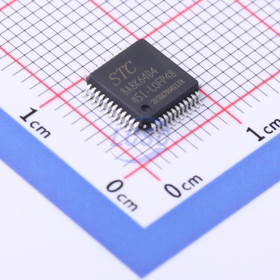 STC8A8K64D4-45I-LQFP48 The STC8A8K64D4-45I-LQFP48 is a microcontroller from STC Micro. It offers RoHS3 compliance and an MSL 1 rating.
