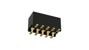 M50-3120545 The Harwin M50-3120545 is a 1.27mm pitch, 10-position female receptacle connector designed for surface mounting. It features a gold contact finish and top entry.