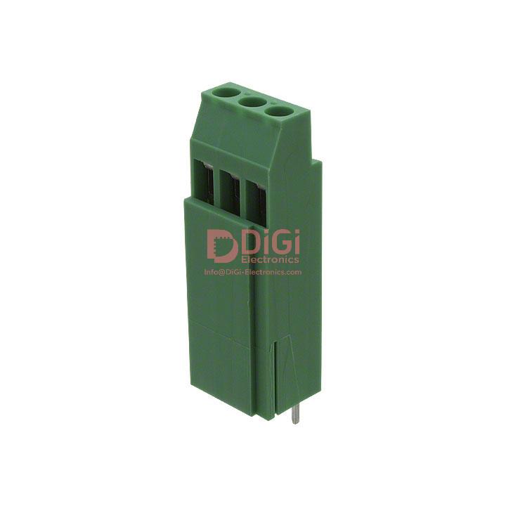 MK3DSH3/3-5,08 This Phoenix Contact MK3DSH3/3-5,08 is a 3-position terminal block with a 5.08mm pitch. It features through-hole mounting and a 15A current rating.
