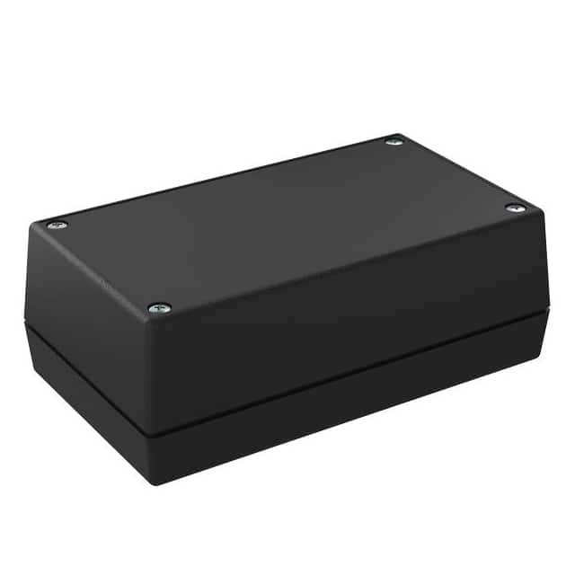 152RI4AA,BK BOX ABS BLACK 5.620"L X 3.250"W