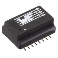 749013011A The Würth Elektronik 749013011A is a pulse transformer designed for LAN 10/100 Base-T applications with Power over Ethernet (PoE) support. It features a surface mount package and a 350µH inductance.