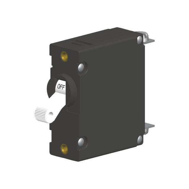 AA1-A0-03-650-5B1-C The Littelfuse Inc. AA1-A0-03-650-5B1-C is a 1-pole hydraulic-magnetic circuit breaker. It features a 50A current rating and a 277V voltage rating.