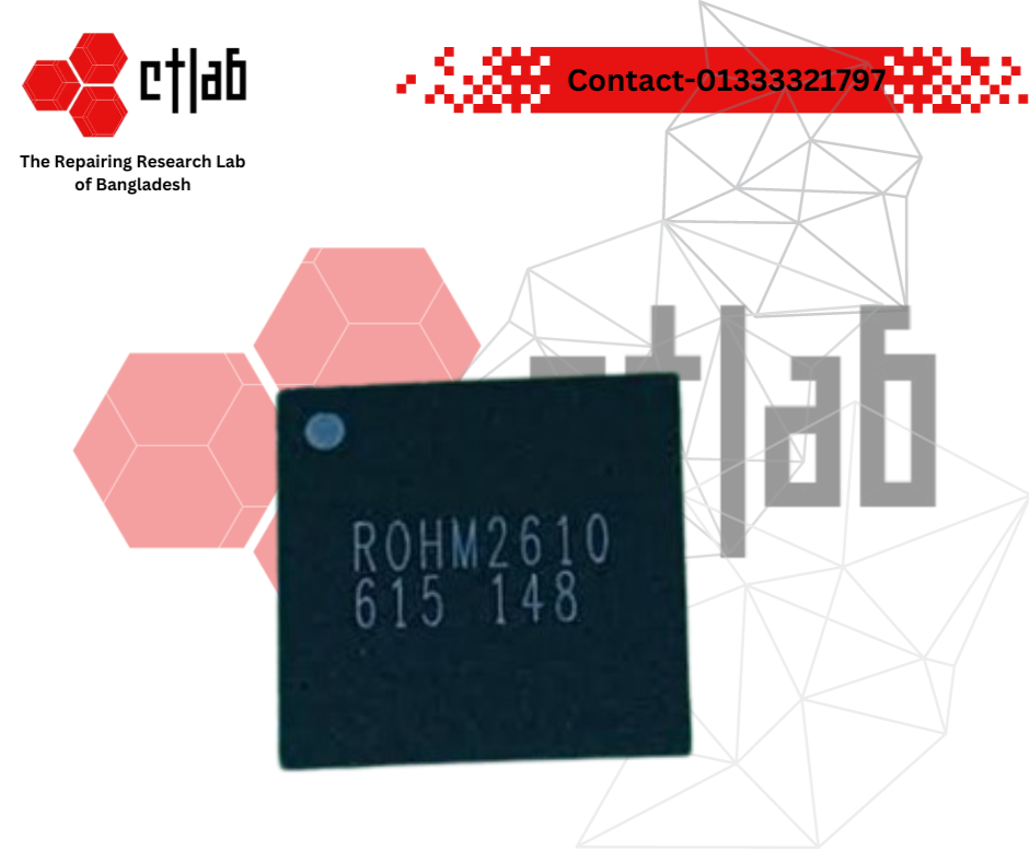 BD2610GW-E2 The ROHM Semiconductor BD2610GW-E2 is a transistor array. It features RoHS3 compliance and an MSL of 1.