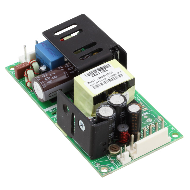 ABC40-1005G The Bel Power Solutions ABC40-1005G is an open frame AC/DC converter delivering 40W of power at 5.1V. It offers 85% efficiency and universal input.