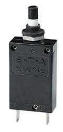2-5700-IG2-P10-20A The E-T-A 2-5700-IG2-P10-20A is a single-pole thermal circuit breaker designed for panel mounting. It features a push-push actuator and a 20A current rating.