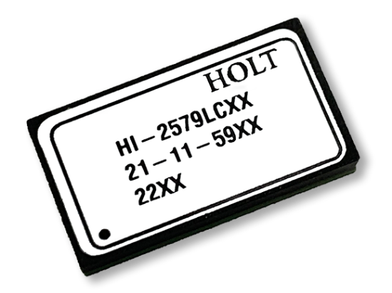 Hi-2579LCIF The HI-2579LCIF is a low power CMOS dual transceiver with integrated transformers from Holt Integrated Circuits Inc. It is designed to meet MIL-STD-1553 and MIL-STD-1760 specifications.
